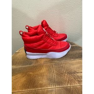 Sorel Women's Shoes Out N About Iii Puffy Zip Boot Red size 6